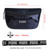 Women Shiny Leather Waist Pack Bag Adjustable Belt Bag for Traveling Casual Running Cycling