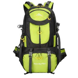 Mountaineering Bag Travel Bag Large Capacity Outdoor Sports Backpack (Color: Green)