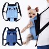 Denim Pet Dog Backpack Outdoor Travel Dog Cat Carrier Bag for Small Dogs Puppy Kedi Carring Bags Pets Products Trasportino Cane