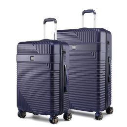 Mykonos Luggage Set-Extra Large and Large - 2 pieces (Color: Navy, Material: Polycarbonate)