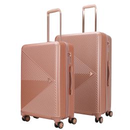 Felicity Luggage Set Extra Large and Large - 2 pieces (Color: Rose Gold, Material: Polycarbonate)