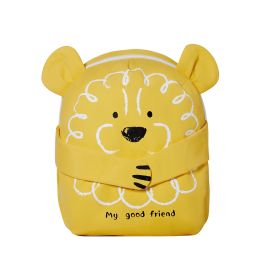 SUNVENO Children's Backpack Kindergarten Shoulder Bag For Kids 2-6 Years Carton Design, Cute Pet Series (Color: yellow)