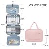 Travel Toiletry Bags with Hanging Hook Waterproof Makeup Cosmetics Bag Orgaziners