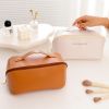 Large Capacity Travel Cosmetic Bag Double Layered Cosmetic Bag