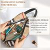 3 Pack Makeup Bag;  Travel Cosmetic Bag with Zipper Handle Waterproof Striped Transparent Toiletry Bag Portable Organizer Cases Set for Women and Girl